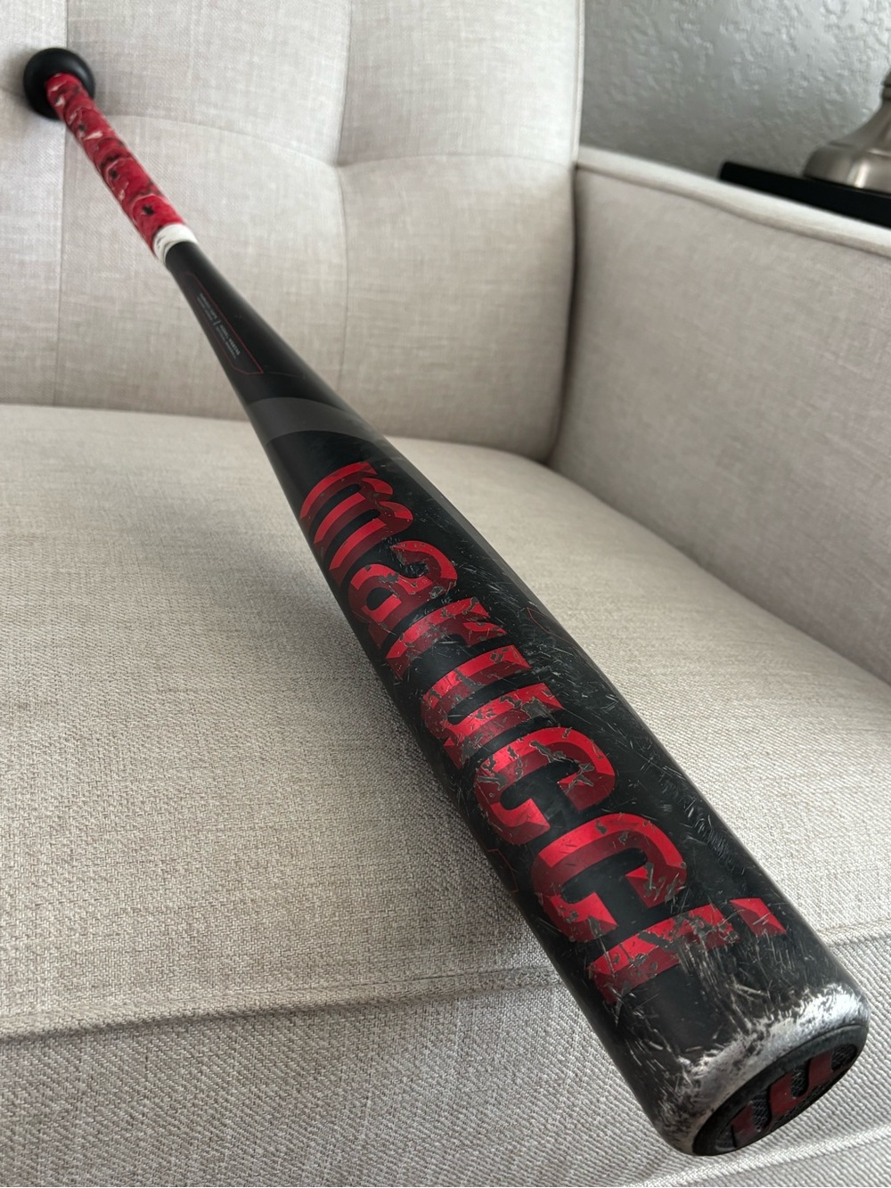Marucci Black and Red Baseball Bat - Men's Other